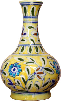 

BLUE DECOR Pottery Vase(6 inch, Multicolor)