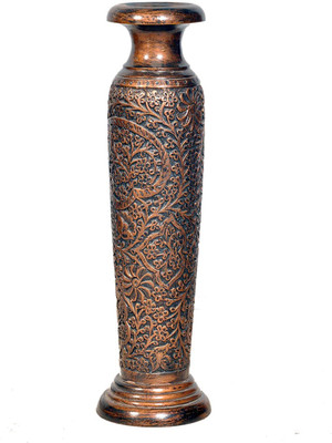 

Craftspoint Wooden Vase(18 inch, Brown)
