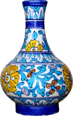

BLUE DECOR Pottery Vase(6 inch, Multicolor)