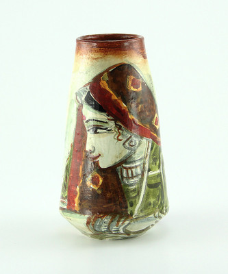 

eKolhapuri Terracotta Vase(5 inch, Multicolor)