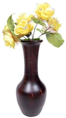 

Desi Karigar Wooden Vase(16.5 inch, Brown)