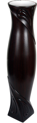 Trylo Stoneware Vase(27 inch, Black)