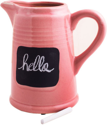 Chumbak Ceramic Vase(8 inch, Pink)