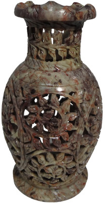 

Avinash Handicrafts Stoneware Vase(6 inch, Multicolor)