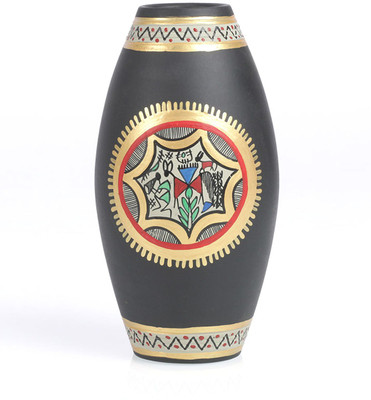 

VarEesha Terracotta Vase(5 inch, Red)