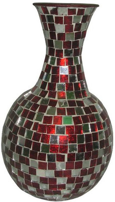 

Art N Crafts Iron Vase(9.5 inch, Multicolor)