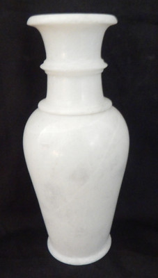 

Mahaveer Creation Stoneware Vase(23 inch, White)