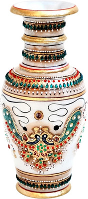 47% OFF on Handicrafts Paradise Marble Stoneware Vase(9 inch, Multicolor) 47% OFF on Handicrafts Paradise Marble Stoneware Vase(9 inch, Multicolor)