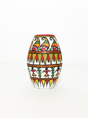 

U-arte RED TRIBE Terracotta Vase(3.34 inch, Multicolor)