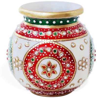 55% OFF on Chitrahandicraft Marble Lotta Stoneware Vase(4 inch, Multicolor) 55% OFF on Chitrahandicraft Marble Lotta Stoneware Vase(4 inch, Multicolor)