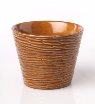 

Decardo Ceramic Vase(4 inch, Brown)