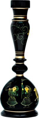 

Genius Bird Wooden Vase(10.8 inch, Multicolor, Black)
