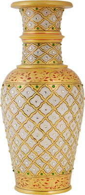 

Chitra Handicraft Marble Vase Stoneware Vase(9 inch, Multicolor)