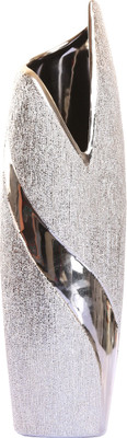 

Sunrise Ceramic Vase(16 inch, Silver)