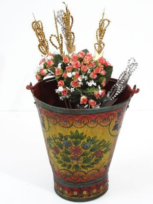 

Artlivo Iron Vase(30 cm, Multicolor)
