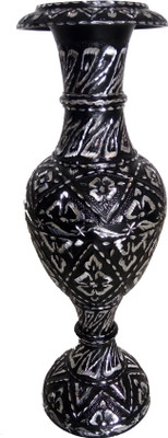 

Interiors Plus Aluminium Vase(16 inch, Black)