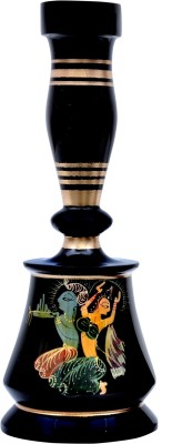 

Genius Bird Wooden Vase(8 inch, Multicolor, Black)