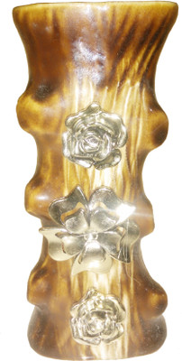 

Kaykon Ceramic Vase(18 inch, Brown)