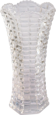 

Ruhi's Creations Crystal Vase(9.5 inch, White)