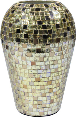 

Art N Crafts Iron Vase(10.5 inch, Gold)