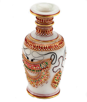 

Chitra Handicraft Marble Elegant Stoneware Vase(9 inch, Multicolor)