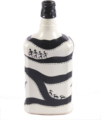 

VarEesha Terracotta Vase(7 inch, Black)