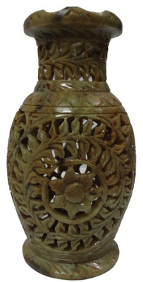 

Avinash Handicrafts Stoneware Vase(6 inch, Multicolor)