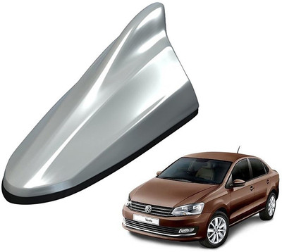 

Auto Addict Premium Make Car Silver Shark Fin Replacement Signal Receiver AA2 Volkswagen Vento Hidden Vehicle Antenna