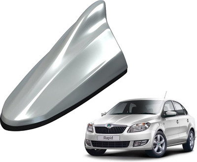 

Auto Addict Premium Make Car Silver Shark Fin Replacement Signal Receiver AA41 Skoda Rapid Hidden Vehicle Antenna