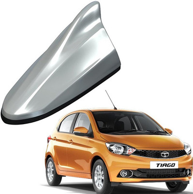 

Auto Addict Premium Make Car Silver Shark Fin Replacement Signal Receiver AA22 Tata Tiago Hidden Vehicle Antenna