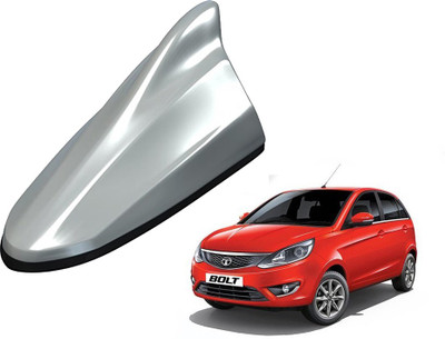 

Auto Addict Premium Make Car Silver Shark Fin Replacement Signal Receiver AA38 Tata Bolt Hidden Vehicle Antenna