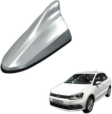 

Auto Addict Premium Make Car Silver Shark Fin Replacement Signal Receiver AA11 Volkswagen Ameo Hidden Vehicle Antenna