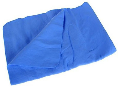 

CheckSums 14649 Clean Cham Liquid Absorbing Chamois Cleaning Cloth-Blue Regular Sponge(Pack of 1)