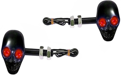 

Capeshoppers Front, Rear LED Indicator Light for Royal Enfield 500(White)