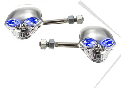 

Capeshoppers Front, Rear LED Indicator Light for Bajaj Universal For Bike(Blue)