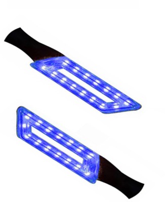 

Capeshoppers Front, Rear LED Indicator Light for Hero Universal For Bike(Blue)