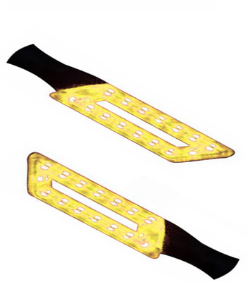 

Capeshoppers Front, Rear LED Indicator Light for Bajaj Universal For Bike(Yellow)