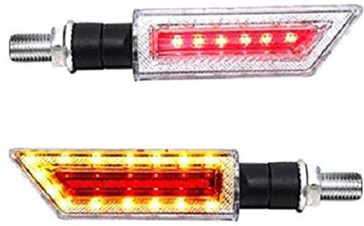 

Truelinks Front, Rear LED Indicator Light for Universal For Bike Universal For Bike(Multicolor)
