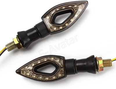 

Bikers World Front, Rear LED Indicator Light for Universal For Bike Universal For Bike(Blue)