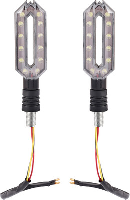

Autofy Rear LED Indicator Light for Universal For Bike(White)