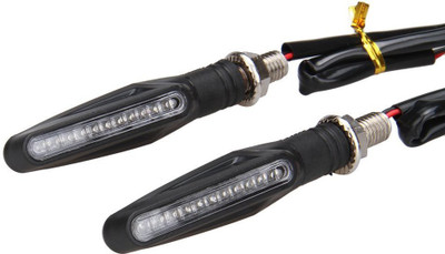 ACCESSOREEZ Side LED Indicator Light for Universal For Bike Universal For Bike(White)