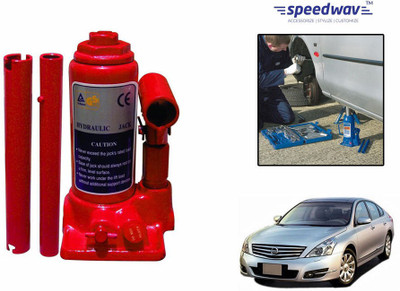 

Speedwav 58582 Hydraulic Bottle shaped Hydraulic Bottle Vehicle Jack(3 Ton)