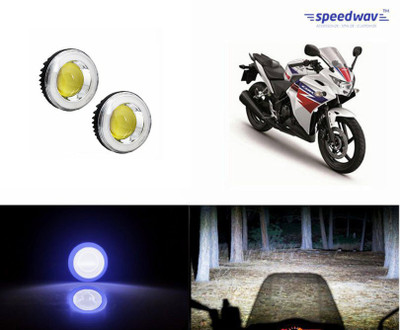 

Speedwav Headlight LED for Honda(CBR 250R, Pack of 2), Blue;white
