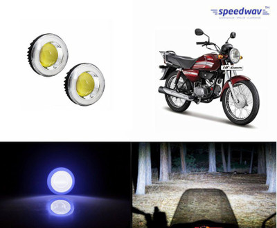 

Speedwav Headlight LED for Hero(HF Dawan, Pack of 2), Blue;white