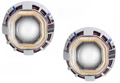 

Speedwav H4 Projector HID-Hexagon DRL Set of 2-White-Volkswagen Vento Type 2 Vehical HID Kit