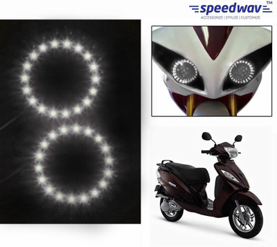 

Speedwav Headlight LED for TVS(Wego, Pack of 2), White