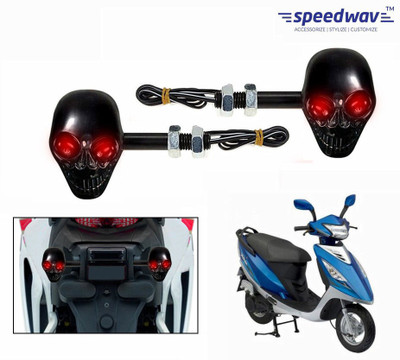 

Speedwav Headlight LED for TVS(Streek, Pack of 2), Red