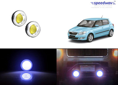 

Speedwav Headlight LED for Skoda(Fabia, Pack of 2), Blue;white