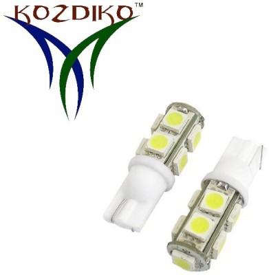 KOZDIKO Parking Pilot Daytime Running Lens 9 SMD T10 RMAP35 License Plate Light Car LED for Tata (12 V, 1.2 W)(Safari, Pack of 2)