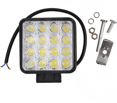 

Truelinks 48 Watt 16LEd's Square Shape Fog light Car Fancy Lights(White)